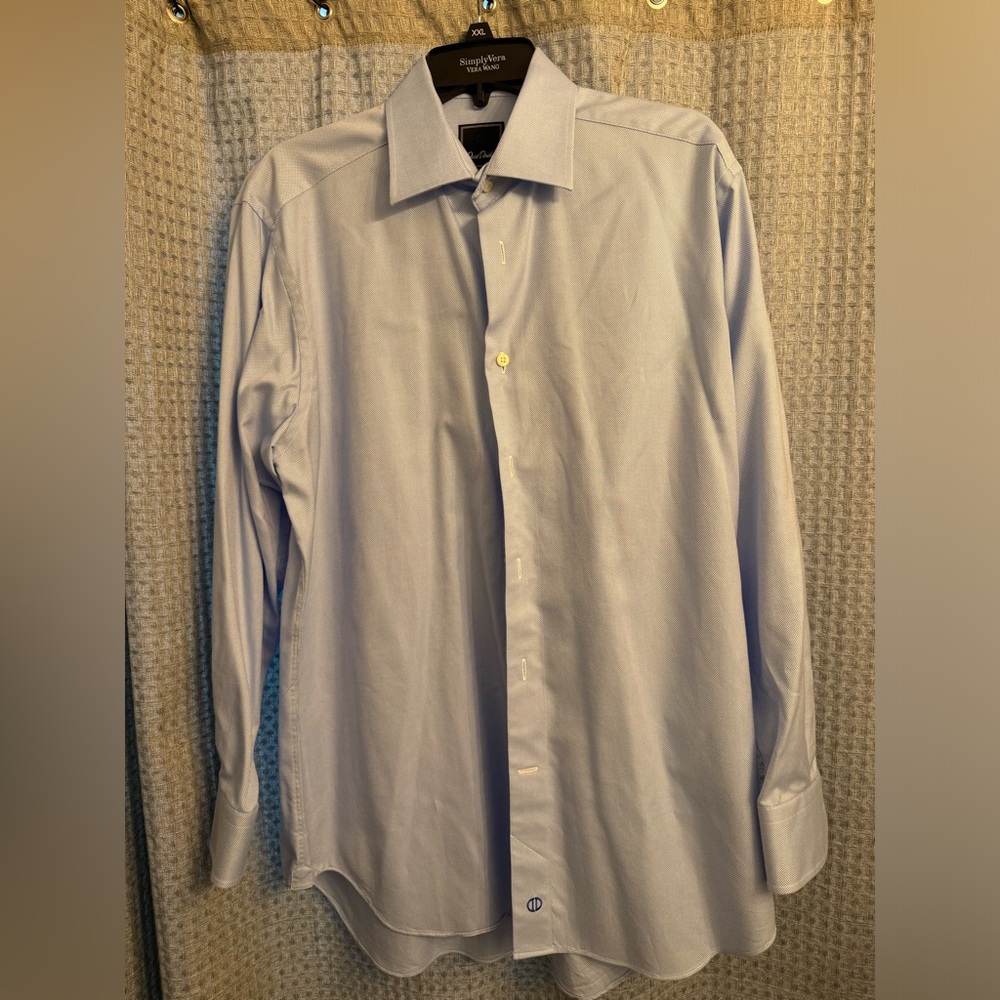 David Donahue Men’s Royal Oxford Dress Shirt